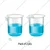 SBT 2pcs 25ml Polypropylene Beakers with Graduation Marks for Laboratory