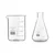 SBT Borosilicate 3.3 Glass 1000 ml Beaker and 50 ml Conical Flask with Graduation Marks