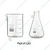 SBT Borosilicate 3.3 Glass 1000 ml Beaker and 50 ml Conical Flask with Graduation Marks