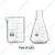 SBT Borosilicate 3.3 Glass 100 ml Beaker and 500 ml Conical Flask with Graduation Marks
