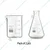 SBT Borosilicate 3.3 Glass 500 ml Beaker and 100 ml Conical Flask with Graduation Marks