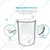 SBT Combo of Borosilicate 3.3 Glass Measuring Beaker 50ml & Round Bottom Boiling Flask 50ml for Laboratory