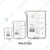 SBT Set of 3 Beaker 10ml, 50ml, 500ml with Graduation Marks, Borosilicate 3.3 Glass for Laboratory