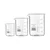 SBT Set of 3 Beaker 25ml, 100ml, 500ml with Graduation Marks, Borosilicate 3.3 Glass for Laboratory