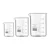 SBT Set of 3 Beaker 50ml, 500ml, 1000ml with Graduation Marks, Borosilicate 3.3 Glass for Laboratory