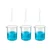 SBT Instruments Scientific Polypropylene 3 Cylinder 25ml & 3 Measuring Beaker 1000ml Combo with Blue Printed Graduation