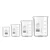 Bello Set of 4pcs Borosilicate 3.3 Glass Beakers with Graduation Marks, 10ml, 100ml, 250ml, 500ml Capacity for Laboratory