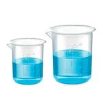 Bello 25ml and 250ml Polypropylene Beakers with Graduation Marks, Set of 2 for Laboratory