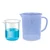 Bello 2pcs Polypropylene Beakers of 25ml & 250ml Capacity with Graduation Marks for Laboratory