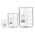 Bello Set of 3 Beaker 10ml, 250ml, 1000ml with Graduation Marks, Borosilicate 3.3 Glass for Laboratory