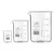 Bello Set of 3 Beaker 10ml, 250ml, 500ml with Graduation Marks, Borosilicate 3.3 Glass for Laboratory
