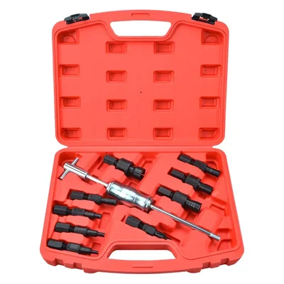 9 Pcs Blind Hole Bearing Puller Tool Set with 8 Expandable Collets 8-32mm
