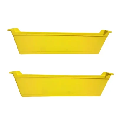 BeeReady Plastic Bee Feeder (Pack of 2) with Transparent Level View for Apis Mellifera Hives Anti Drowning