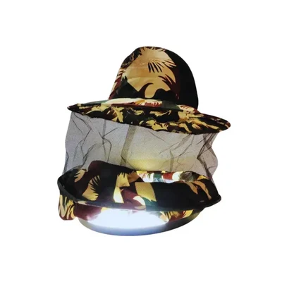 BeeReady Bee Veil Hat (Pack of 2) Breathable Fine Mesh Netting Cloth Cap for Apiary Protection & Hive Inspections