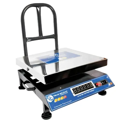 True Weight Bench Compact Scale Digital Weighing Machine, 50kg Capacity (TWP-50) with 1-Year Warranty