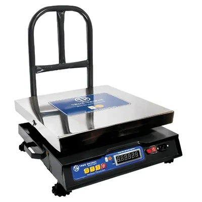 True Weight Bench Compact Scale Weighing Machine with Front and Back Display, 200kg Capacity (TWP-200) with 1-Year Warranty