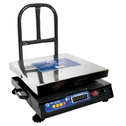 True Weight Bench Compact Scale Weighing Machine with Front and Back Display, 300kg Capacity (TWP-300) with 1-Year Warranty