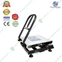 True Weight 400x400 mm Bench Type 100 kg capacity For Shop Scale  Foldable Weighing Machine(TWP-100)with 1-Year Warranty