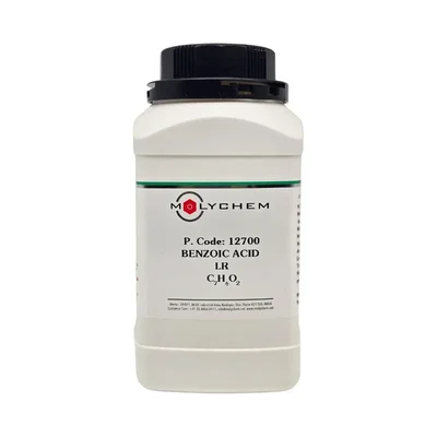 MOLYCHEM Benzoic Acid Purity 99.5% 500Gm CAS NO 65-85-0 Molecular Weight : 122.12, Shelf Life : 60 Months