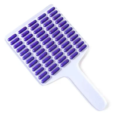 PATCO PHARMA Manual 60 Holes Capsule Counter Board Tray For 0 Size Capsule