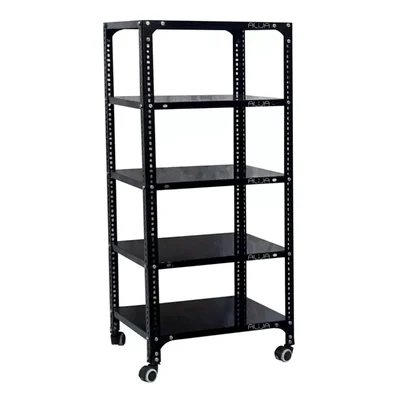 Menage 48x23x15 Inch 5  Shelves Multipurpose Storage Rack With Accessories