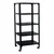 Menage 48x23x15 Inch 5  Shelves Multipurpose Storage Rack With Accessories