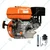 Bharat Saarthi 196CC 6.5Hp 4 Stroke Single Cylinder Air Cooled Recoil Start Petrol Engine With Accessories, 3.5L Fuel Tank