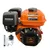 Bharat Saarthi 196CC 7Hp 4 Stroke Single Cylinder Air Cooled Recoil Start Petrol Engine With Accessories, 3.5L Fuel Tank 