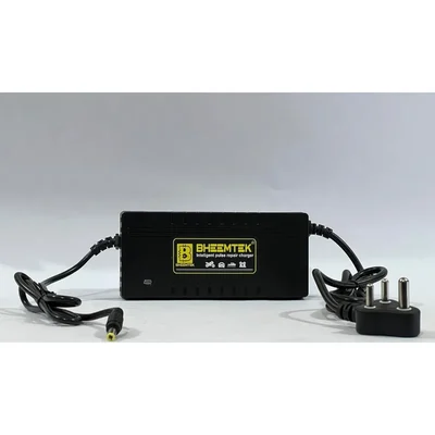 Bheemtek 36V 4A Fast Charger for E-Bike, Electric Bicycle & Scooter – Lithium Battery Compatible, 5.5 x 2.5mm DC Jack Power Adapter BT7212LI