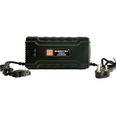 Bheemtek 60V 8A Electric Scooter Battery Charger with 71.4V Cut‑Off and T Connector 