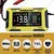 Bheemtek 6A 12V Smart Car Battery Charger with LED Display for Car, Bike, SUV, AGM, LiFePO4 Batteries,1 Year Warranty