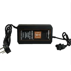Bheemtek 72V 4Amp Fast Charger for 72V Sealed Lead Acid Batteries with T-Connector (3-Pin) – 1 Year Warranty