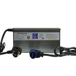 Bheemtek 84V 12A Fast Electric E-Bike Charger for Okaya Fast F4 Scooter with 2+4 Connector | 1 Year Warranty