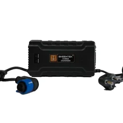 BHEEMTEK 84V 8A Fast Charger for Electric E-Bike & Scooter with Chogori Connector, Cooling Fan,1 Year Warranty
