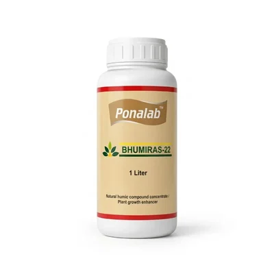 Bhumiras 22 Humic Acid 12%, (250 ml) Organic Plant Growth Promoter & Soil Conditioner Peat Derived Root Developer