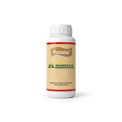 Bhumiras 22 Plant Growth Promoter 100ml, 12% Active Peat Derived Natural Humic Acid Liquid for Root & Soil Conditioning