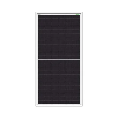 WAAREE 390W Bifacial Solar Panel Half-Cut Mono PERC Dual-Glass IP68 for Power Generation