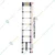 Bigapple 13 Steps (12.5 Feet/3.8 Meter) Single Side Aluminium Telescopic  Ladder (BA-3.8M-TELESCOPIC)