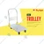 Bigapple 300kg Capacity SS Foldable Platform Trolley for Home, Office & Warehouse (WH1-300-SS)