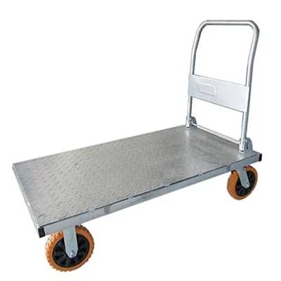 BIGAPPLE 700kg Capacity Iron Foldable Platform Trolley for Home, Office, Warehouse & Industries (WH-6)