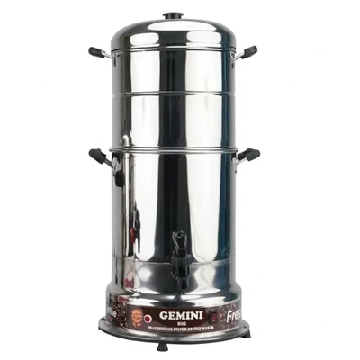 Gemini Traditional Coffee Maker Big 400g Brewing 60-80 Cups Per Batch Electric Kumbakonam Filter Coffee Machine