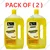 2 Pack of BIG Pure 2L(1L x 2pcs) Industrial Oil & Grease Cleaner for Kitchen, Gas Stove, Oily Grill, Oily Exhaust Fan