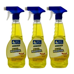 3pcs Combo Pack of BIG Pure (530ml x 3pcs) Industrial Rust Remover Supreme to Remove Rust From Tools, Machines
