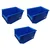 Avsar 300 x 200 x 160 mm FPO Blue Storage Bin with HDPE Material (Bin-35) - Pack of 3