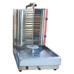 Premium Quality Big Size Two Burner Electric Shawarma Machine with Rotating and Adjustable Rod 