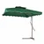 Premium Quality 8 Feet Height Green Colour Square Out Door Cantilever pole Umbrella
