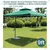 Premium Quality 8 Feet Height Green Colour Square Out Door Cantilever pole Umbrella