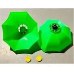 Heavy Duty Big Umbrella Nozzle of 3,4,5,6 Holes With Brass Thread For Battery Sprayer