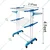 Heavy Duty Big Wings 2 Layer Cloth Drying Stand,Powder Coated Steel, 4 x 2.5 Feet (Height x Width)