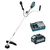 Makita UR016GM101, 40V 600W Cordless 3-Speed Grass Trimmer, Bike Handle with Battery & Charger